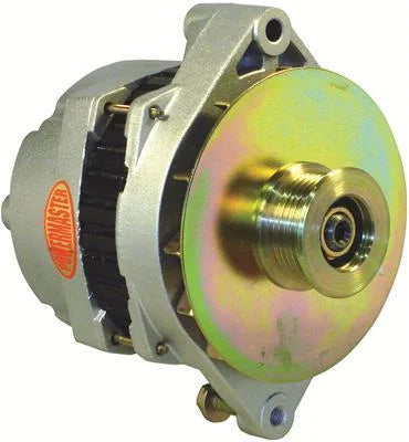 Power Master 200amp Alternator GM CS 144 Style Natural Finish 47805