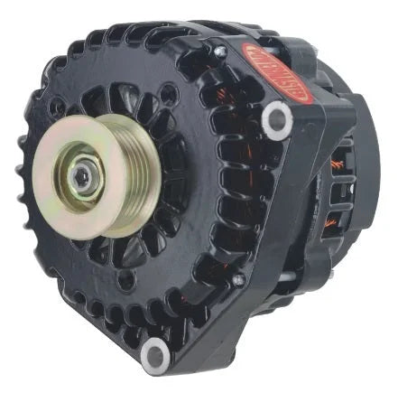 Power Master 220amp Alternator GM AD 244 Style w/Black Finish 58237