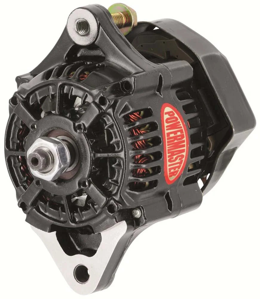 Power Master Mini Denso 75amp Race Alternator Black 8182