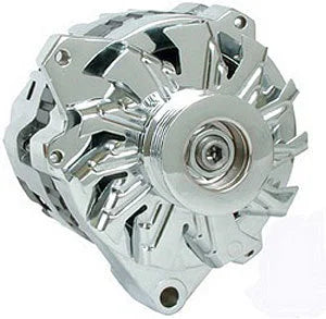 Power Master Polished GM Alternator 105 Amp W/Serpentine Pul 27861