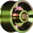 Load image into Gallery viewer, Power Master Pulley 8-Groove Yellow Zinc 58mm OD 108
