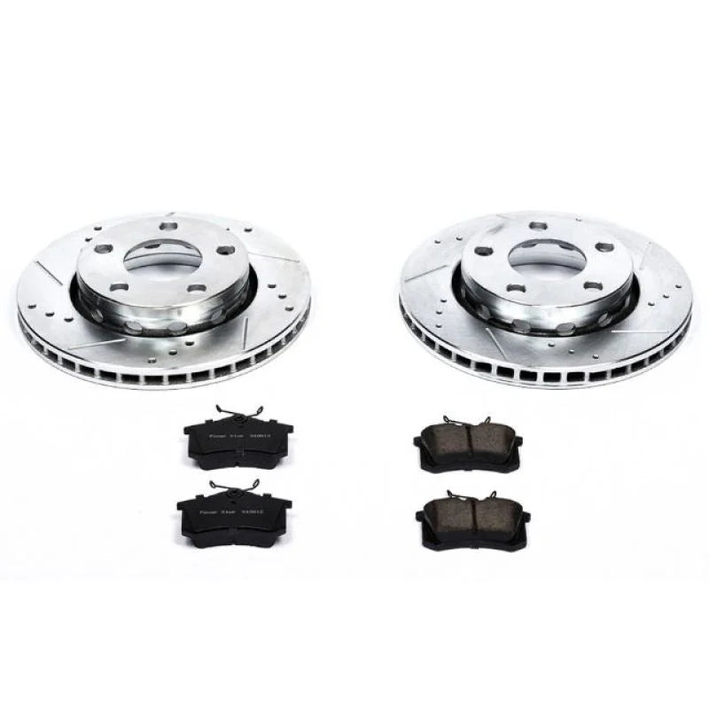 Power Stop 00-02 Audi S4 Rear Z23 Evolution Sport Brake Kit - Main Product View