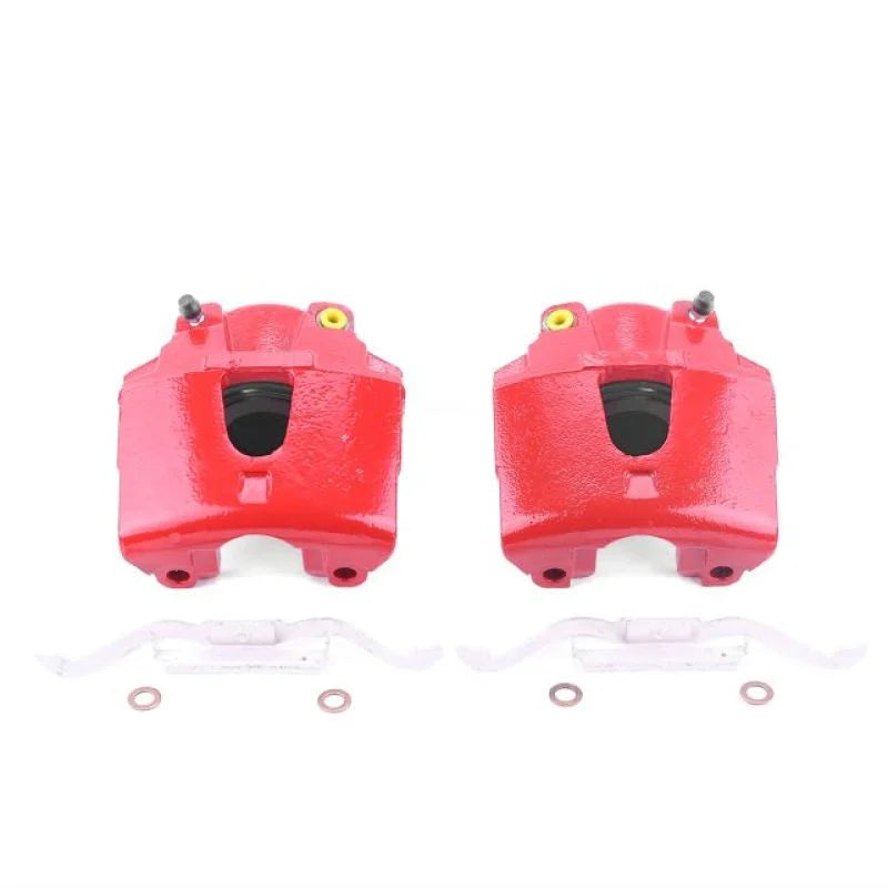 Power Stop 00-02 Dodge Dakota Front Red Calipers w/o Brackets - Pair - Main Product View