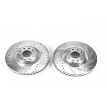 Load image into Gallery viewer, Power Stop 00-04 Audi A6 Quattro Front Evolution Drilled &amp; Slotted Rotors - Pair - Main Product View
