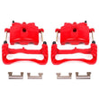 Load image into Gallery viewer, Power Stop 00-04 Cadillac DeVille Front Red Calipers w/Brackets - Pair - Main Product View