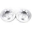 Load image into Gallery viewer, Power Stop 00-05 Cadillac DeVille Front Evolution Drilled &amp; Slotted Rotors - Pair - Main Product View