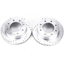 Load image into Gallery viewer, Power Stop 00-05 Cadillac DeVille Front Evolution Drilled &amp; Slotted Rotors - Pair - Main Product View