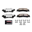 Load image into Gallery viewer, Power Stop 00-05 Cadillac DeVille Rear Z36 Truck &amp; Tow Brake Pads w/Hardware - Main Product View