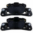 Load image into Gallery viewer, Power Stop 00-05 Ford Excursion Front Black Caliper - Pair w/Bracket - Installation View