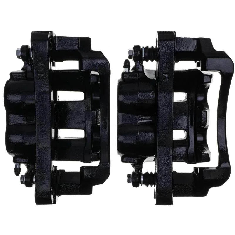 Power Stop 00-05 Ford Excursion Front Black Caliper - Pair w/Bracket - Additional View 7