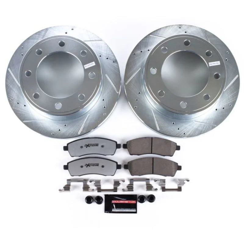 Power Stop 00-05 Ford Excursion Rear Z36 Truck & Tow Brake Kit - Main Product View