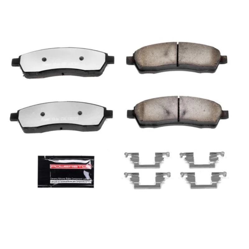 Power Stop 00-05 Ford Excursion Rear Z36 Truck & Tow Brake Pads w/Hardware - Main Product View