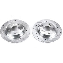 Load image into Gallery viewer, Power Stop 00-09 Honda S2000 Rear Evolution Drilled &amp; Slotted Rotors - Pair - Main Product View