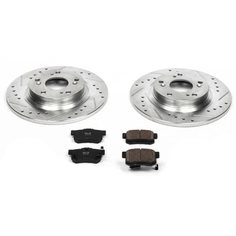 Power Stop 00-09 Honda S2000 Rear Z23 Evolution Sport Brake Kit - Main Product View