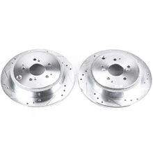 Load image into Gallery viewer, Power Stop 01-06 Acura MDX Rear Evolution Drilled &amp; Slotted Rotors - Pair - Main Product View