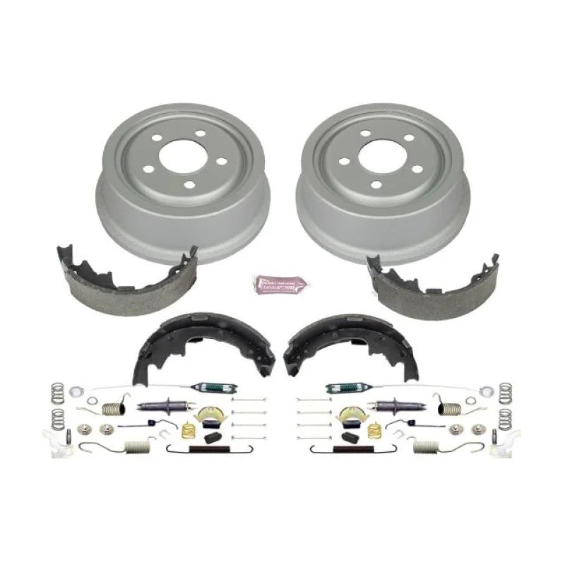 Power Stop 01-06 Jeep Wrangler Rear Autospecialty Drum Kit - Main Product View