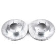Load image into Gallery viewer, Power Stop 01-07 Toyota Sequoia Front Evolution Drilled &amp; Slotted Rotors - Pair - Main Product View