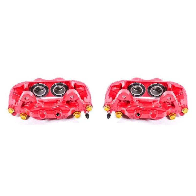 Power Stop 01-07 Toyota Sequoia Front Red Calipers w/o Brackets - Pair - Main Product View
