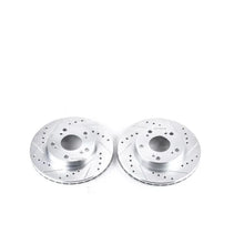 Load image into Gallery viewer, Power Stop 02-06 Acura RSX Front Evolution Drilled &amp; Slotted Rotors - Pair - Main Product View