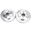 Load image into Gallery viewer, Power Stop 02-06 Cadillac Escalade Front Evolution Drilled &amp; Slotted Rotors - Pair - Main Product View