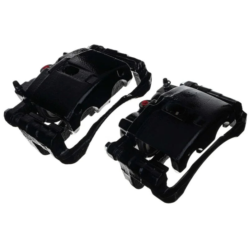 Power Stop 02-06 Cadillac Escalade Front/Rear Black Caliper - Pair w/Bracket - Back View