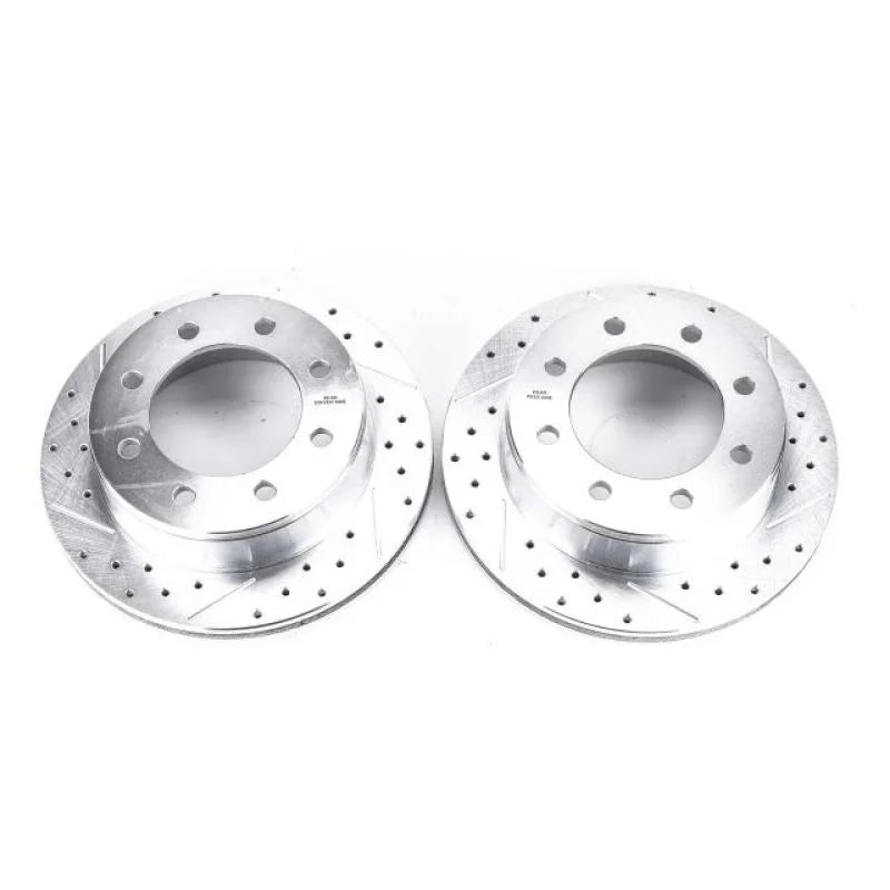 Power Stop 02-06 Chevrolet Avalanche 2500 Rear Evolution Drilled & Slotted Rotors - Pair - Main Product View