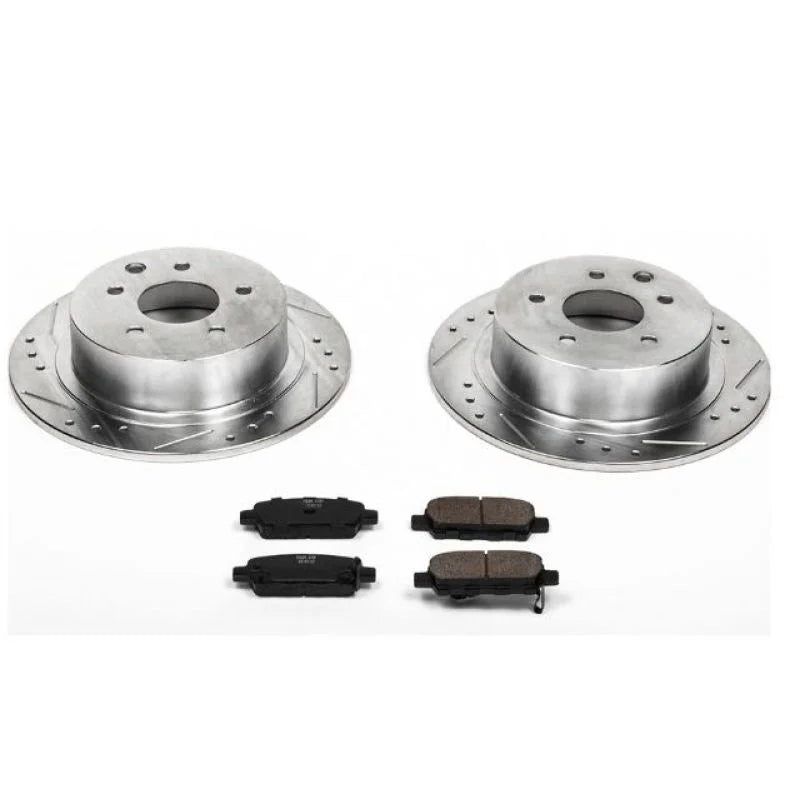 Power Stop 02-06 Nissan Altima Rear Z23 Evolution Sport Brake Kit - Main Product View