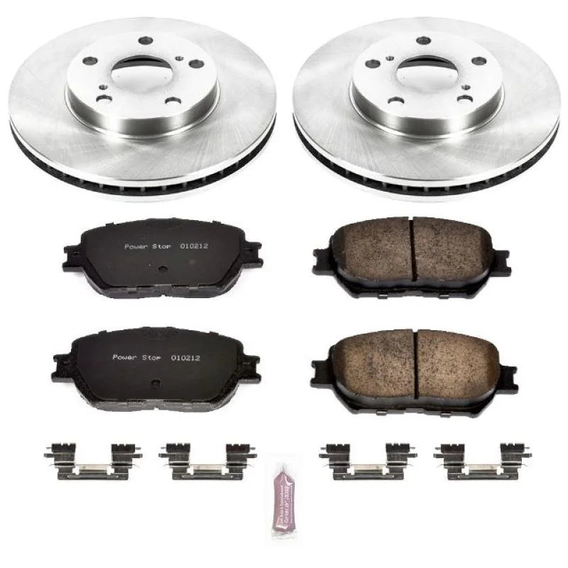 Power Stop 02-06 Toyota Camry Front Autospecialty Brake Kit - Main Product View