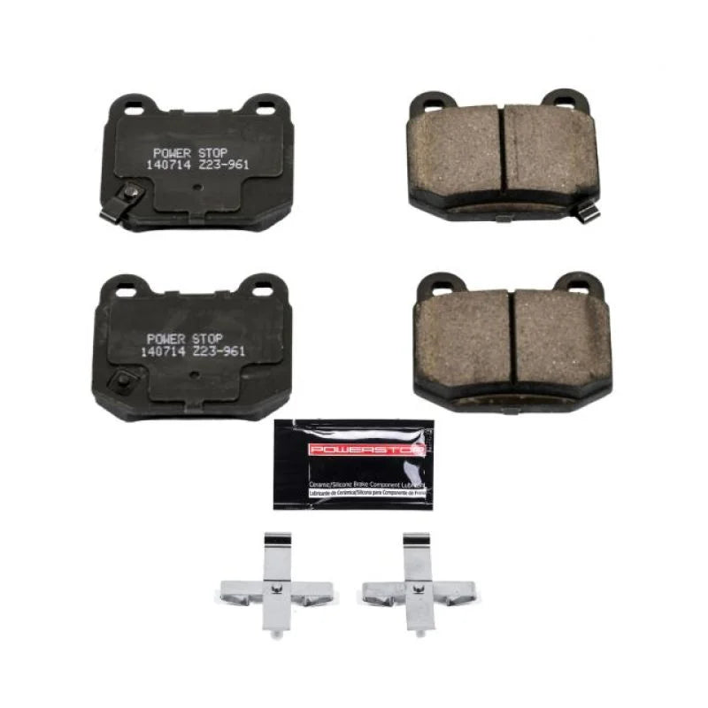 Power Stop 03-05 Infiniti G35 Rear Z23 Evolution Sport Brake Pads w/Hardware - Main Product View