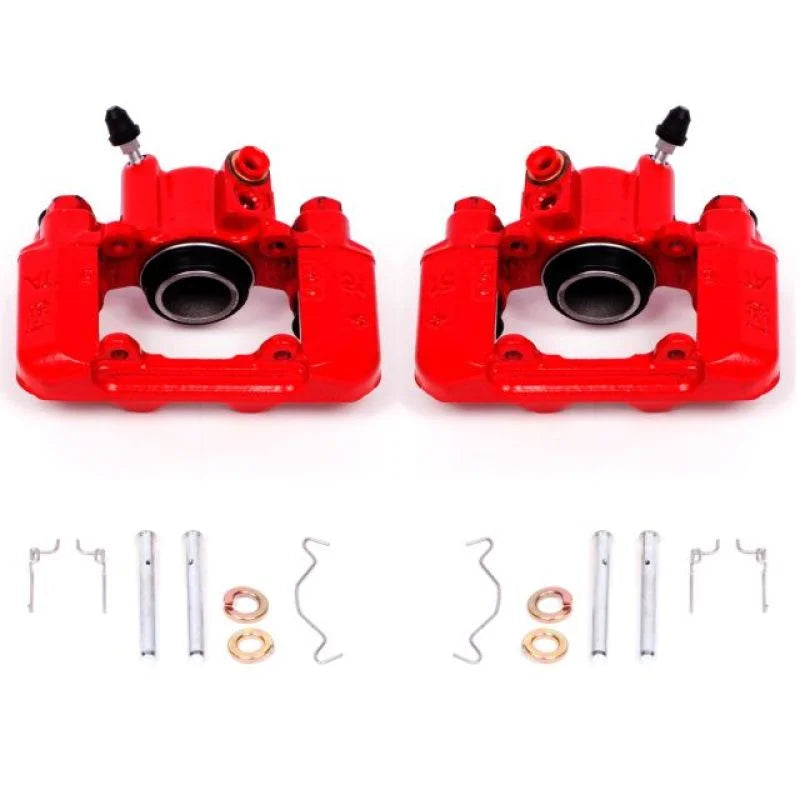 Power Stop 03-06 Pontiac Vibe Rear Red Calipers w/o Brackets - Pair - Main Product View