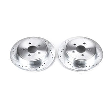 Load image into Gallery viewer, Power Stop 03-07 Chrysler PT Cruiser Rear Evolution Drilled &amp; Slotted Rotors - Pair - Main Product View