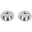 Load image into Gallery viewer, Power Stop 03-07 Jeep Liberty Rear Evolution Drilled &amp; Slotted Rotors - Pair - Main Product View