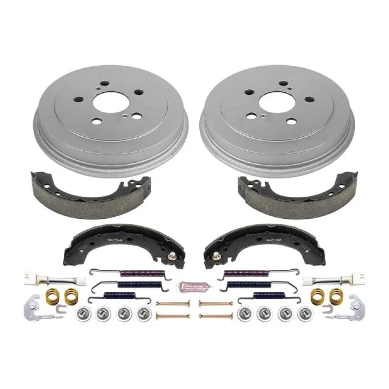 Power Stop 03-08 Toyota Corolla Rear Autospecialty Drum Kit - Main Product View