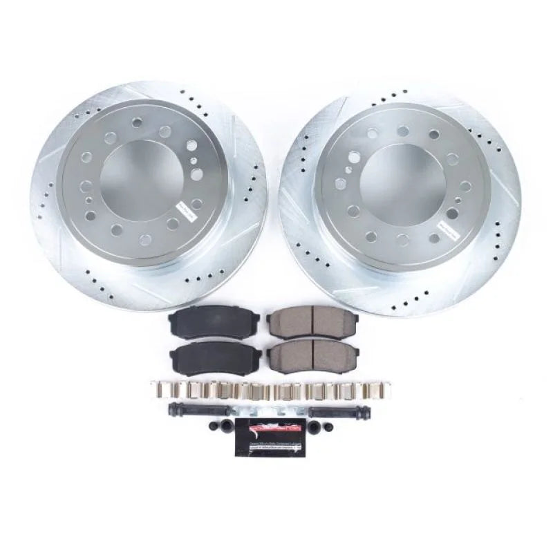 Power Stop 03-09 Lexus GX470 Rear Z23 Evolution Sport Brake Kit - Main Product View