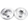 Load image into Gallery viewer, Power Stop 03-09 Toyota 4Runner Front Evolution Drilled &amp; Slotted Rotors - Pair - Main Product View