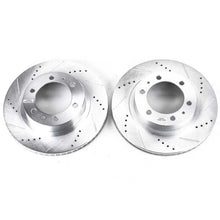 Load image into Gallery viewer, Power Stop 03-09 Toyota 4Runner Front Evolution Drilled &amp; Slotted Rotors - Pair - Main Product View
