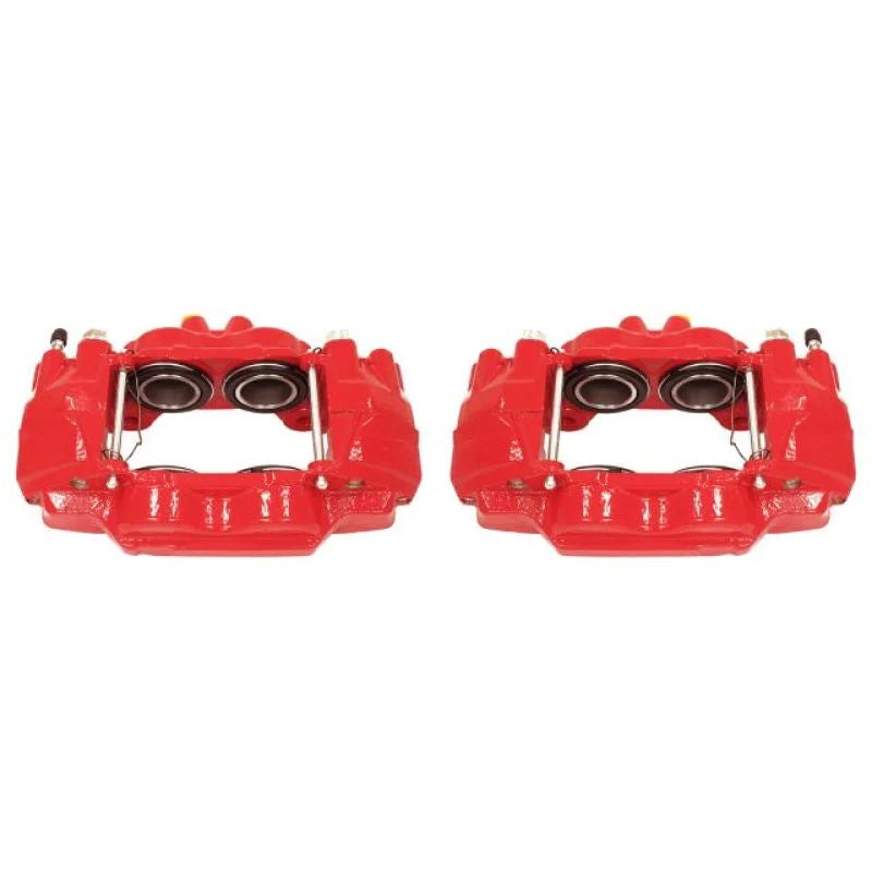 Power Stop 03-09 Toyota 4Runner Front Red Calipers w/o Brackets - Pair - Main Product View