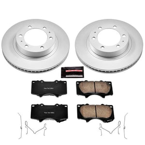 Power Stop 03-09 Toyota 4Runner Front Z17 Evolution Geomet Coated Brake Kit - Main Product View