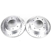 Load image into Gallery viewer, Power Stop 03-19 Chevrolet Express 2500 Rear Evolution Drilled &amp; Slotted Rotors - Pair - Main Product View