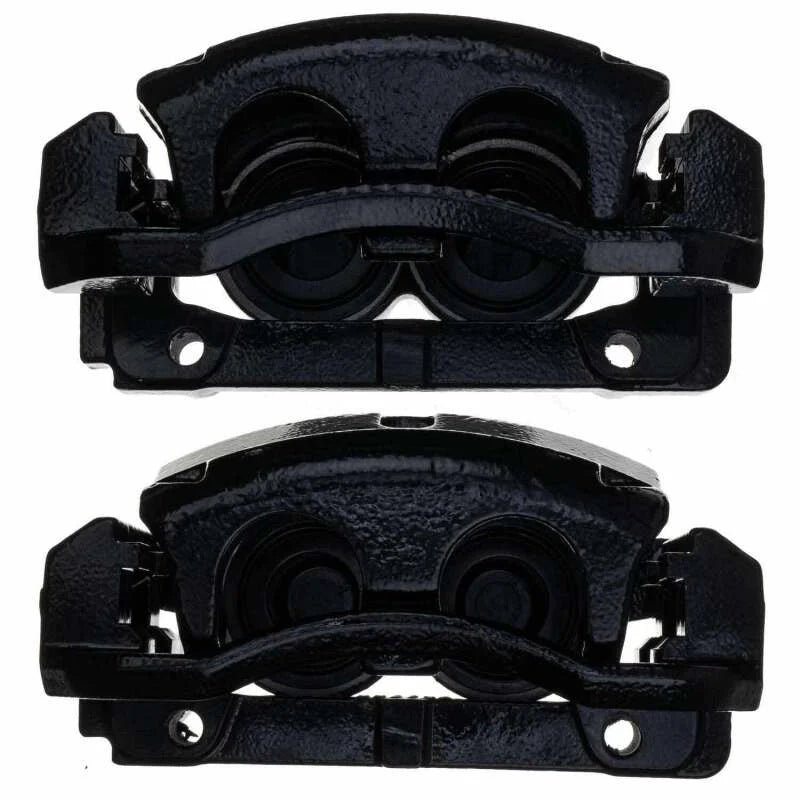 Power Stop 04-05 Ford F-150 Front Black Caliper - Pair w/Bracket - Main Product View