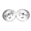Load image into Gallery viewer, Power Stop 04-08 Acura TL Front Evolution Drilled &amp; Slotted Rotors - Pair - Main Product View
