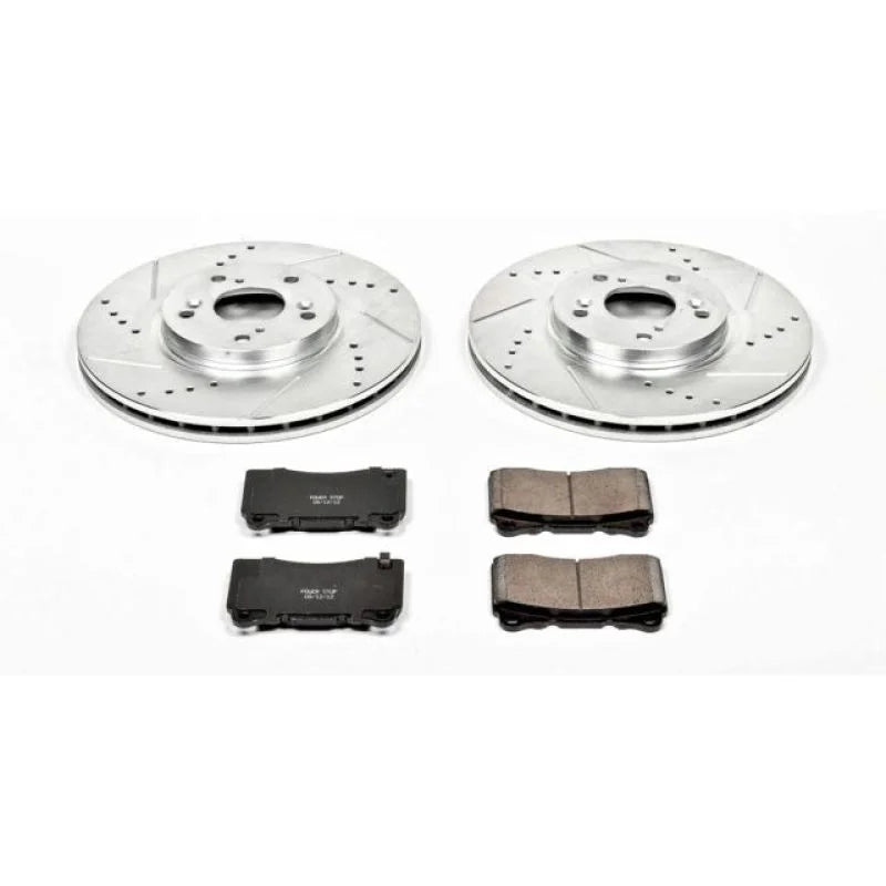 Power Stop 04-08 Acura TL Front Z23 Evolution Sport Brake Kit - Main Product View