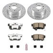 Load image into Gallery viewer, Power Stop 04-08 Acura TL Rear Z26 Street Warrior Brake Kit - Main Product View