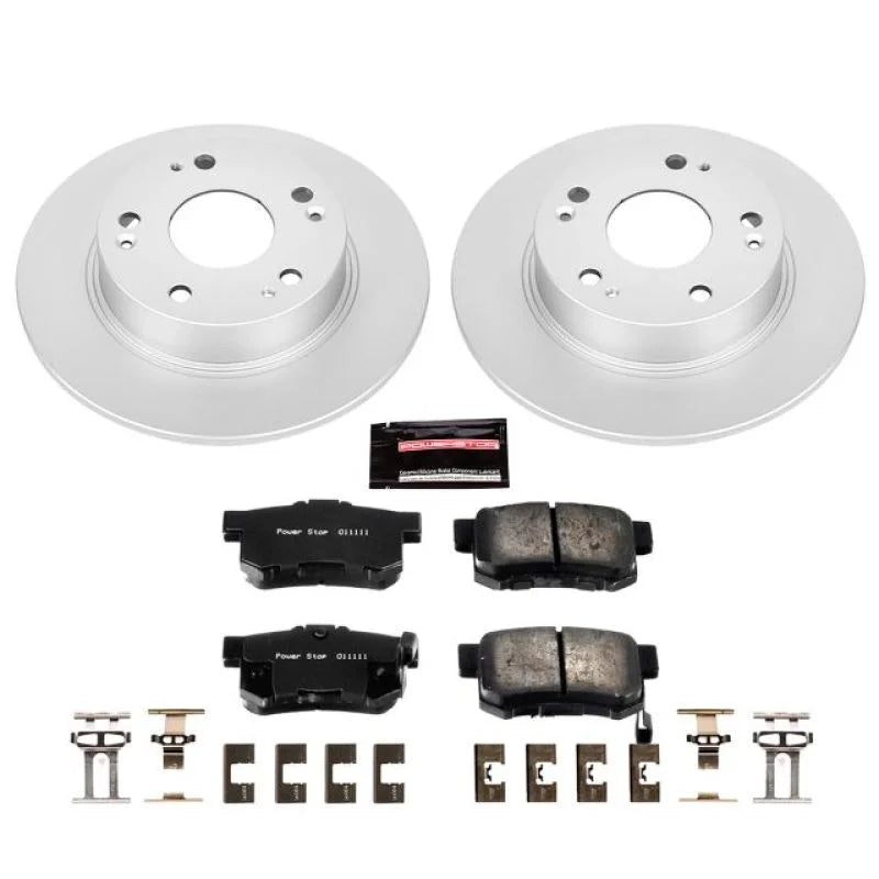 Power Stop 04-08 Acura TSX Rear Z17 Evolution Geomet Coated Brake Kit - Main Product View