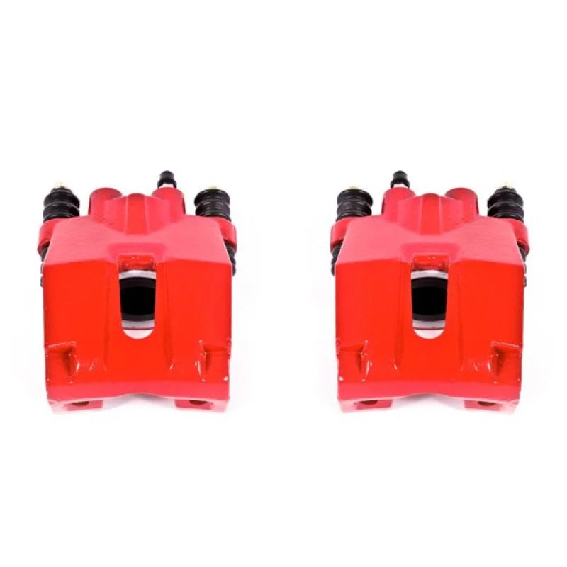 Power Stop 04-11 Ford F-150 Rear Red Calipers w/o Brackets - Pair - Main Product View