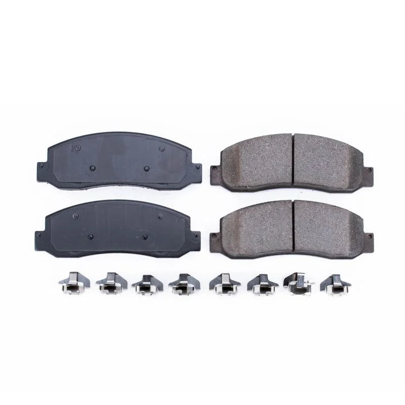 Power Stop 05-08 Ford F-250 Super Duty Front Z17 Evolution Ceramic Brake Pads w/Hardware - Main Product View