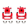 Load image into Gallery viewer, Power Stop 05-08 Infiniti G35 Rear Red Calipers w/Brackets - Pair - Main Product View
