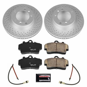 Power Stop 05-08 Porsche Boxster Front Z23 Evolution Sport Coated Brake Kit - Main Product View