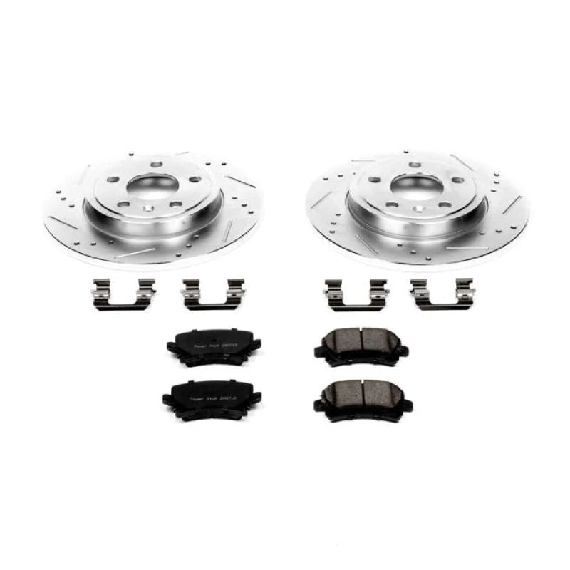 Power Stop 05-09 Audi A4 Rear Z23 Evolution Sport Brake Kit - Main Product View
