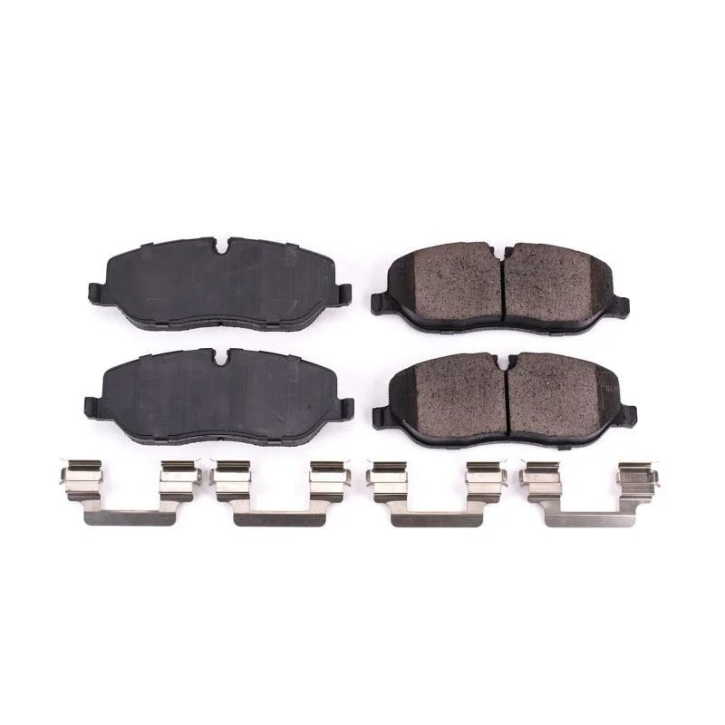 Power Stop 05-09 Land Rover LR3 Front Z17 Evolution Ceramic Brake Pads w/Hardware - Main Product View